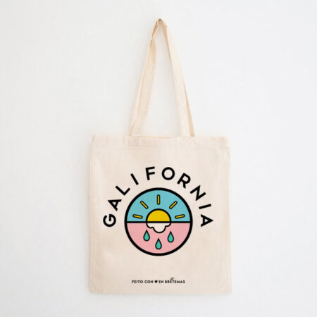 Saca de tela "Galifornia" / cor natural / orgánica