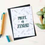 Postal con sobre "Profe, es xenial!"