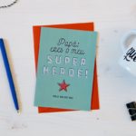 Postal con sobre "Super heroe"