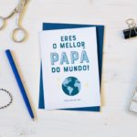 Postal con sobre "O mellor papá do mundo"