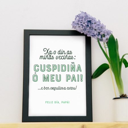 Lámina "Cuspidiña ó meu pai" / A4