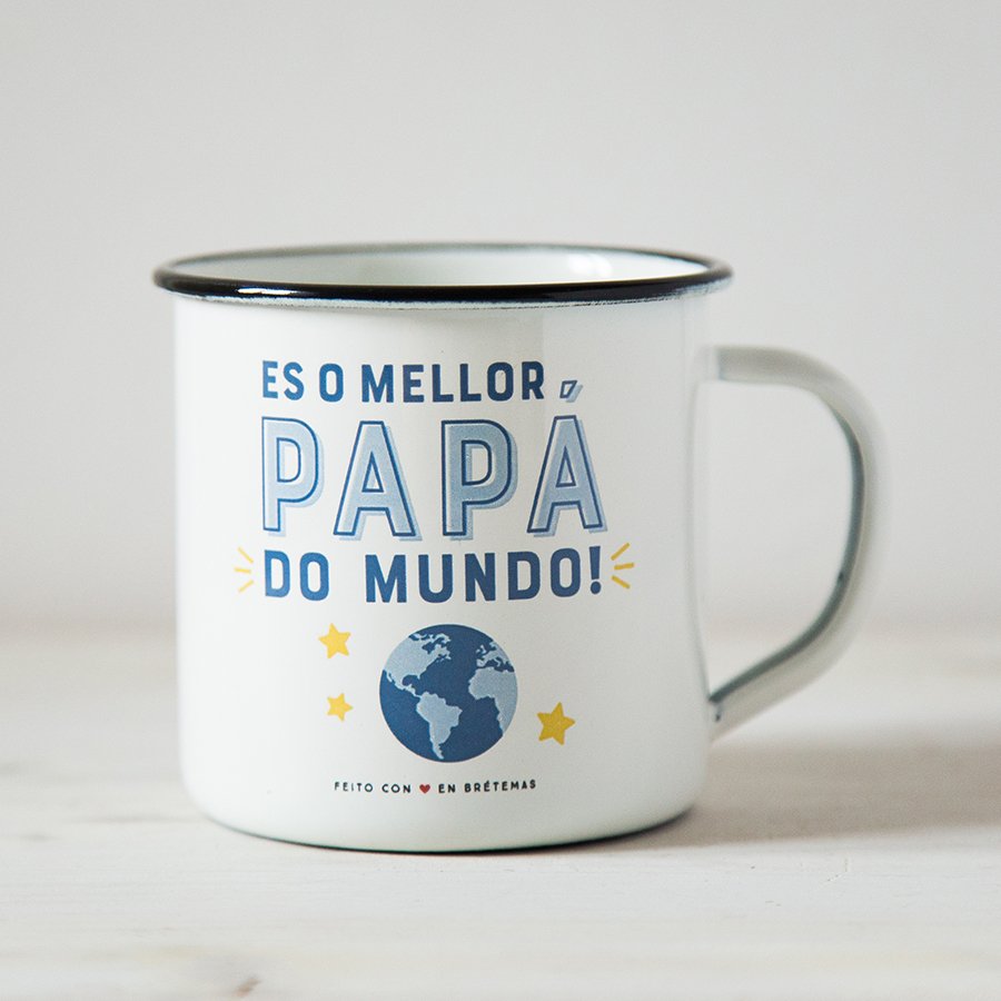 Taza "O mellor papá do mundo"