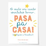 Lámina "Pasa pa casa!" / Tamaño A4