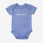 Bodi bebé / Dame bicos! / azul