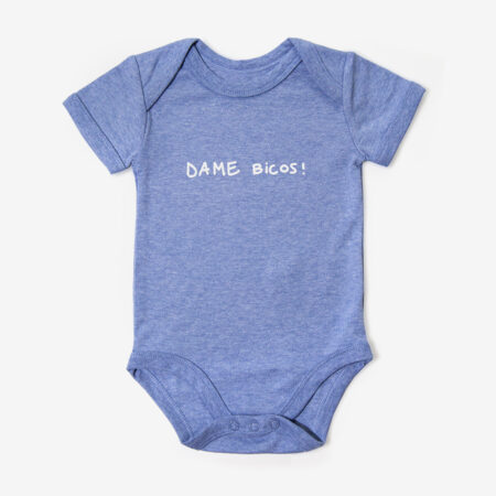 Bodi bebé / Dame bicos! / azul