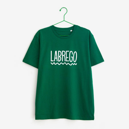 Camiseta  "Labrego" / só talla S / verde