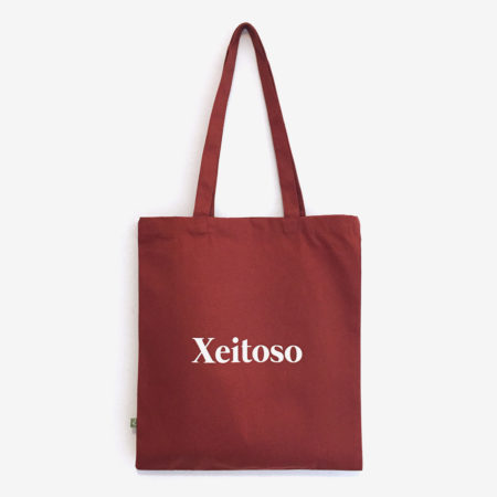 Saca de tela "Xeitoso" / cor tella / orgánica