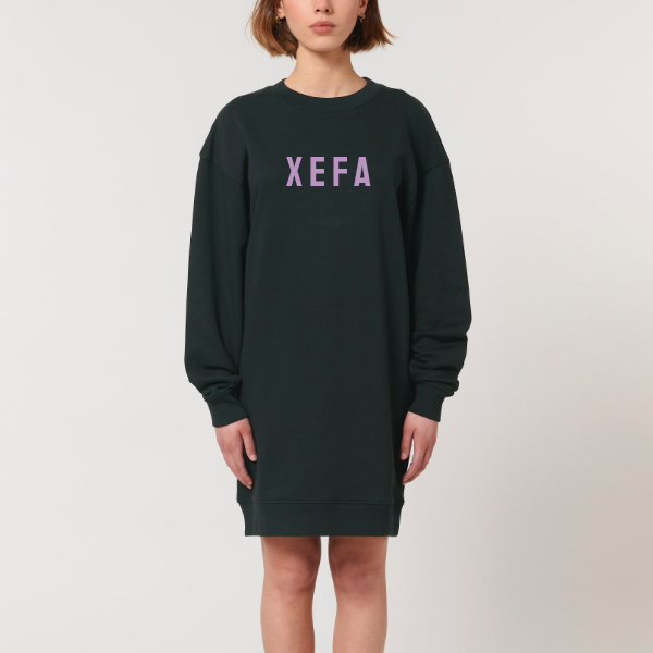 Suadoiro vestido "XEFA" / negro / orgánico