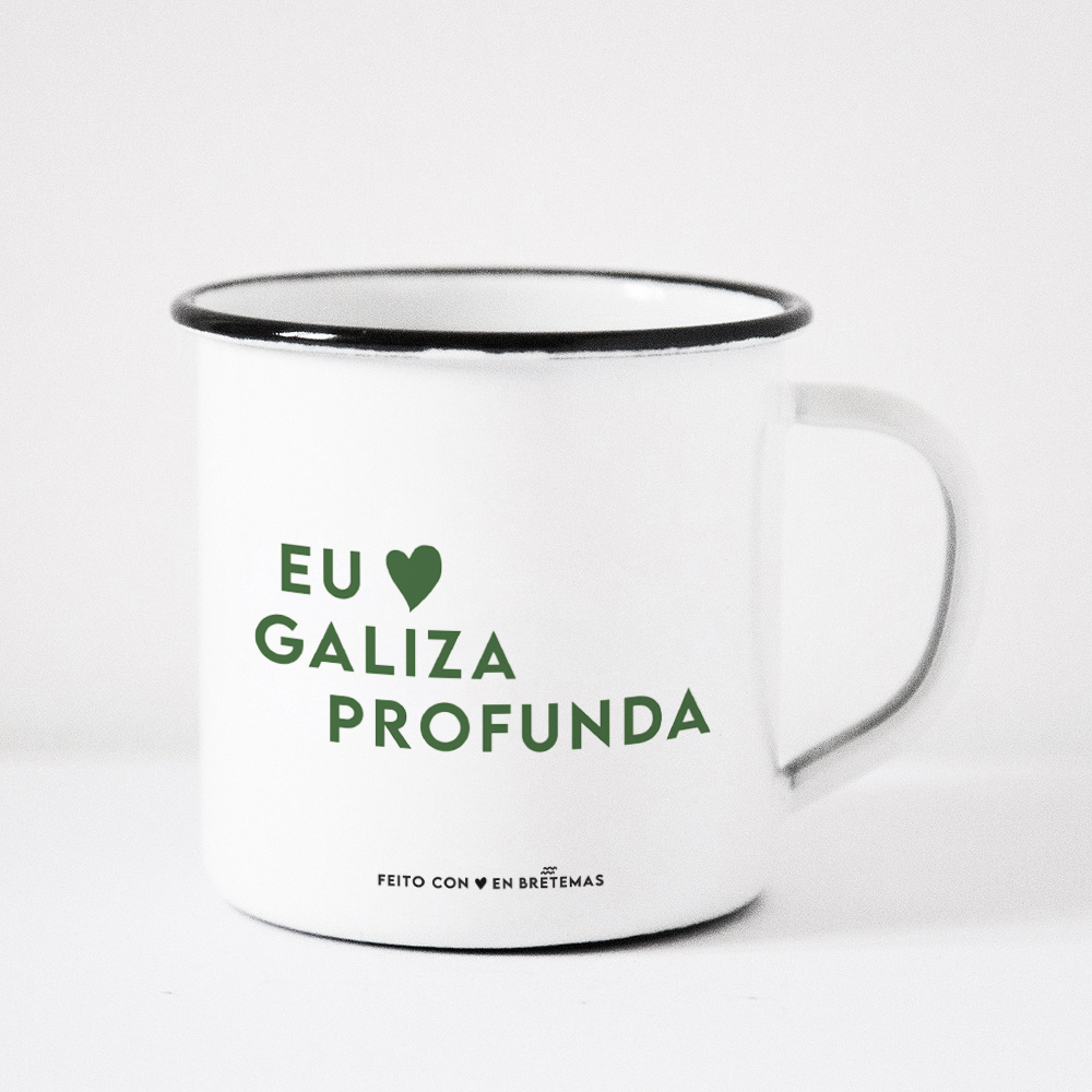 Taza "Eu amo Galiza Profunda"