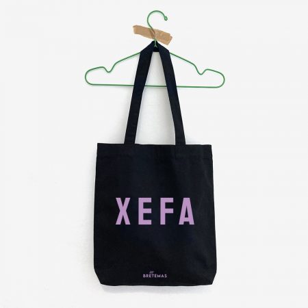 Saca de tela "XEFA" / negra / orgánica