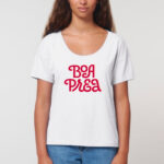 Camiseta BOA PREA / branca / orgánica