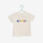Camiseta "Rabuda" nena / cor natural / orgánica