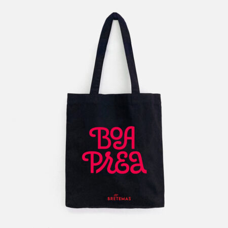 Saca BOA PREA / negra / algodón