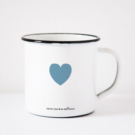 Taza "Corazón azul"
