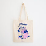 Saca "Comadres" / cor natural / algodón