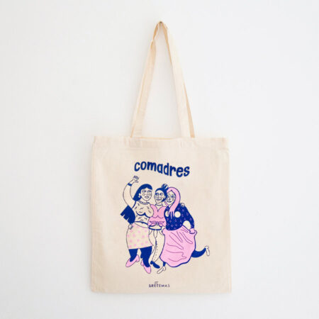 Saca "Comadres" / cor natural / algodón