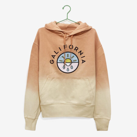 Suadoiro amplo con capucha GALIFORNIA / degradado / orgánico