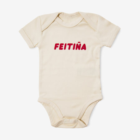 Bodi bebé / Feitiña / cor natural