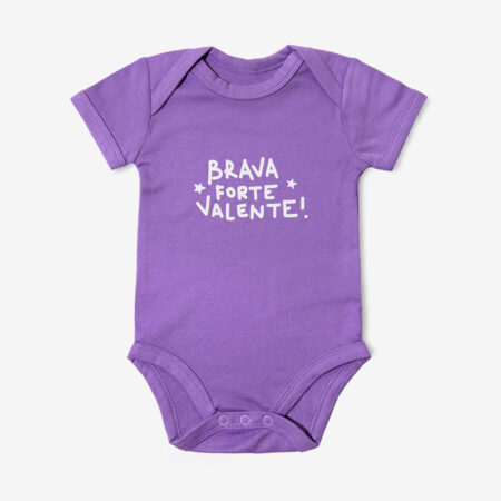 Bodi bebé / Brava Forte Valente! / Malva