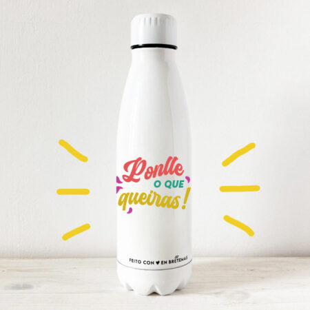 Botella grande personalizada