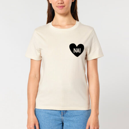 Camiseta "NAI" / natural / orgánica