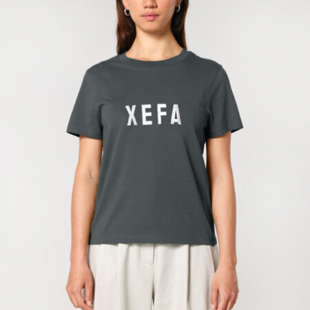 Camiseta XEFA / gris escuro / orgánica
