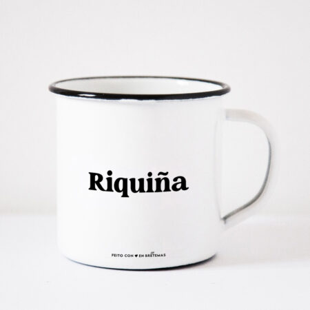 Taza "Riquiña" - letra negra