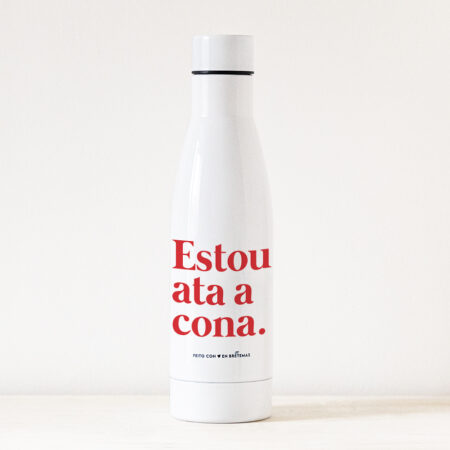 Botella 750ml / Estou ata a cona. (letra vermella)