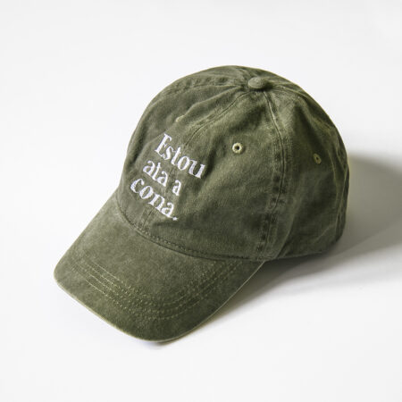 Gorra unisex "Estou ata a cona" - caqui